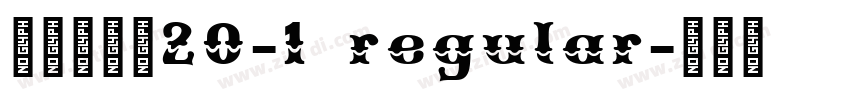 拾陆字濑户20-1 regular字体转换